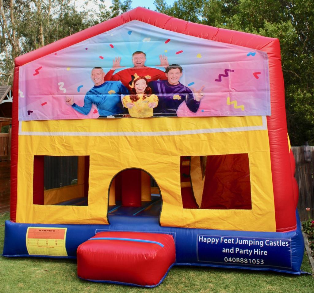 YOUR THEME WIGGLES Happy Feet Jumping Castles